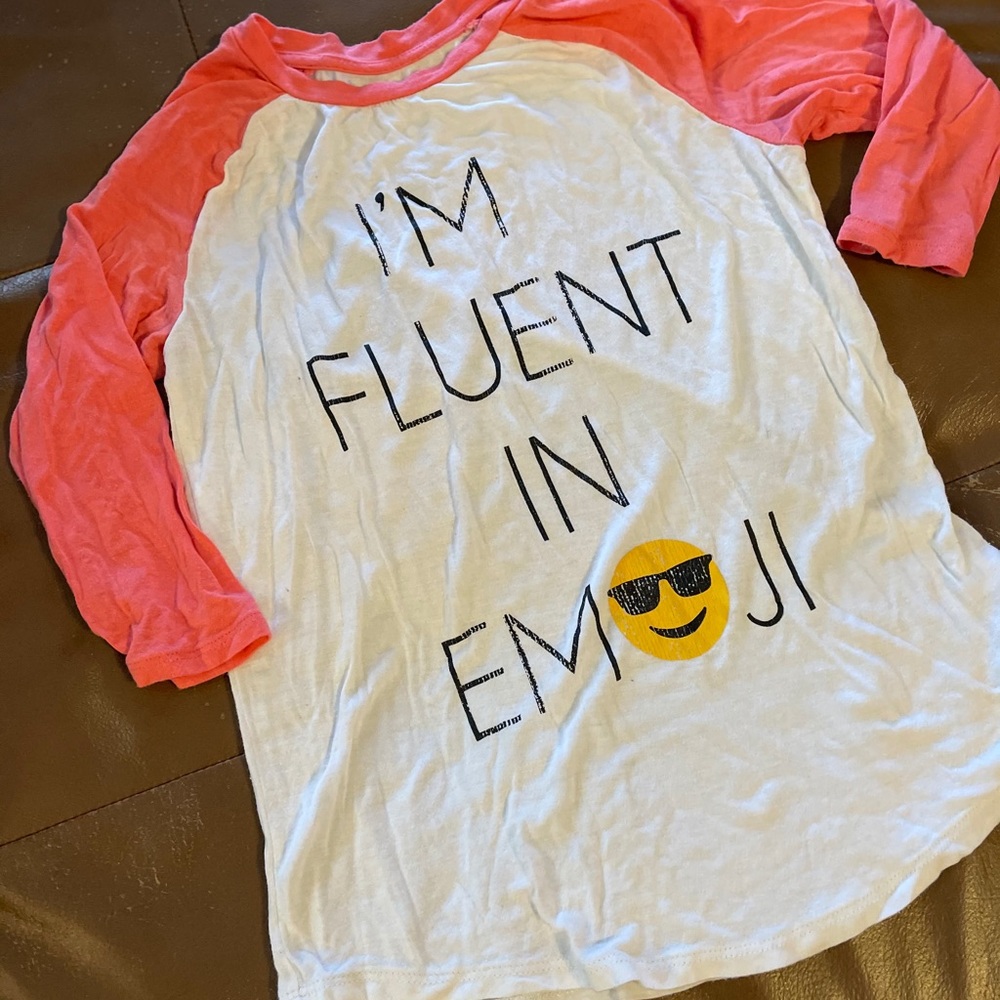 ⚡️3/$21 Girls raglan tissue tee